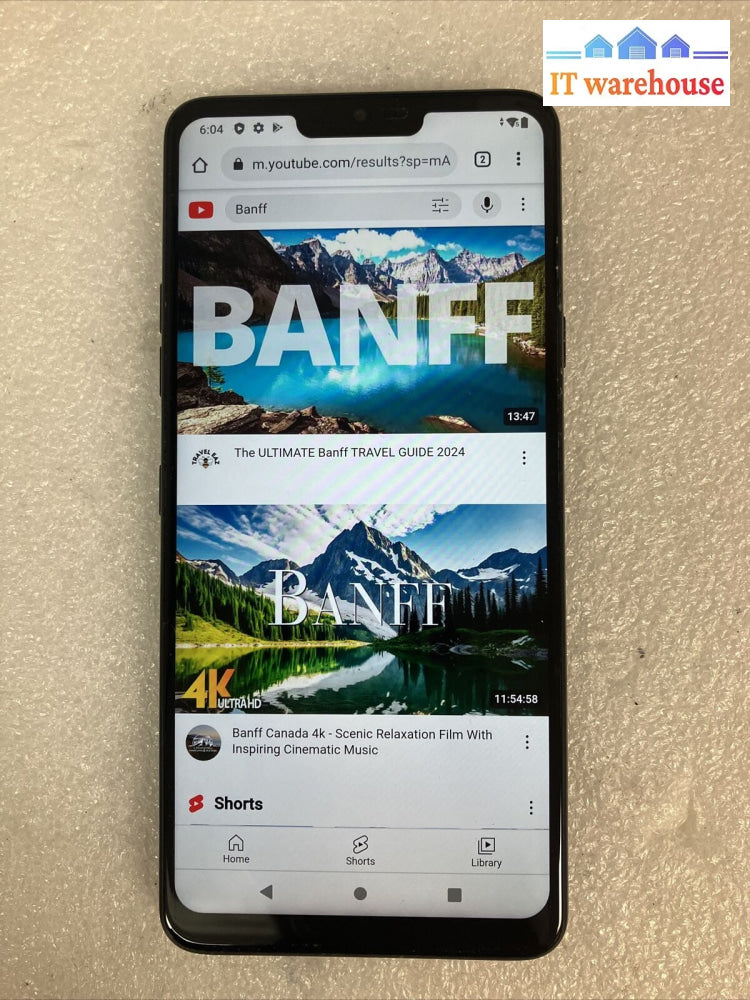 Lg G7 One 6.1’ Smart Phone / 32Gb Storage 4Gb Ram Black 4G Lte Unlocked ~