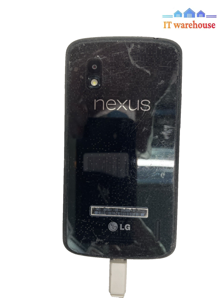 LG Google Nexus 4 - 16GB - Black (Unlocked) Smartphone Tested +