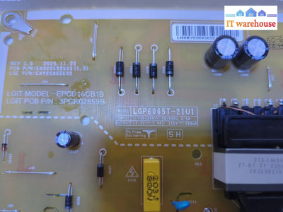 - Lg Lgp6065T-21U1 Eax69502502 Power Supply Board For 65Uq7070Zue Tv Tested