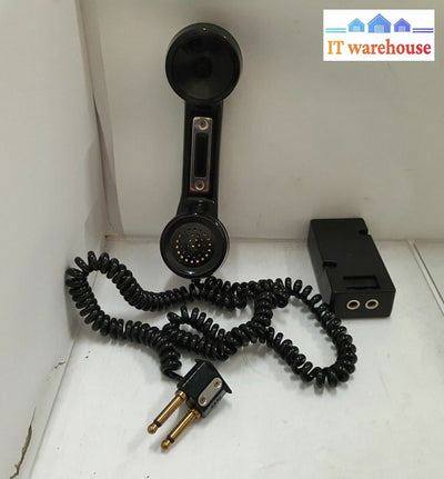 - Lot Of 10 Vintage Push To Talk Handset 396A With Connector