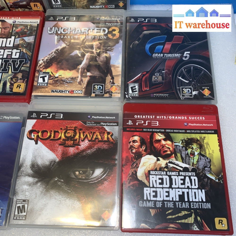 Lot of 11 Playstation PS3 game CDs