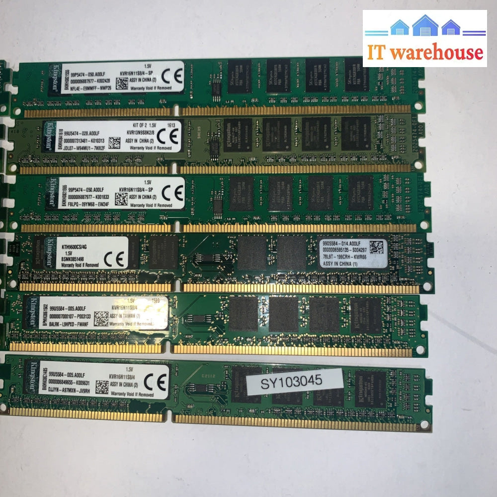 Lot of 14 Kingston low profile DDR3 4GB PC3 desktop memory RAM