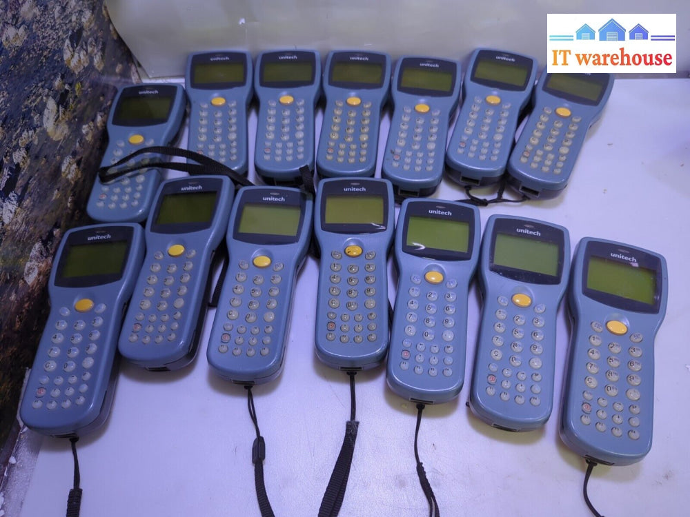 Lot Of 14 Unitech Pt630 Pt630D Data Collection Terminal