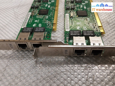 - Lot Of 2 03N5297 Ibm 5706 Dual Port 10/100/100 Gigabit Ethernet Adapter @@@