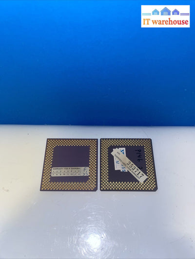 Lot Of 2 Amd K6/Pr2 200Alr Amd-K6-200Alr Rare Pr2 Vintage Cpu (Grade A)