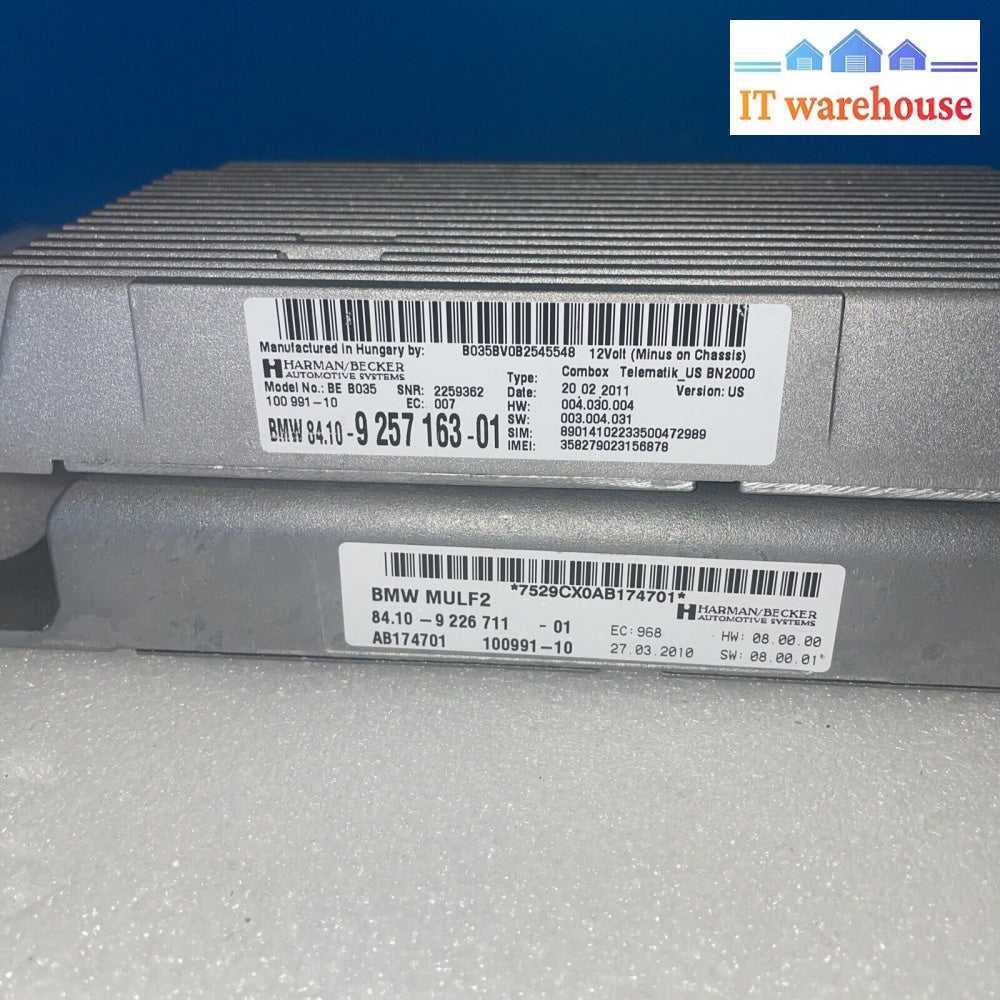 Lot Of 2 Bmw T8G-Mulf2 T8G-Beb019 Bluetooth Units