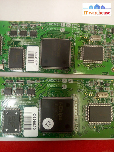 - Lot Of 2 Contral Board Crestron Tps-4500/5000 Touchscreen Pa05749/Se05749