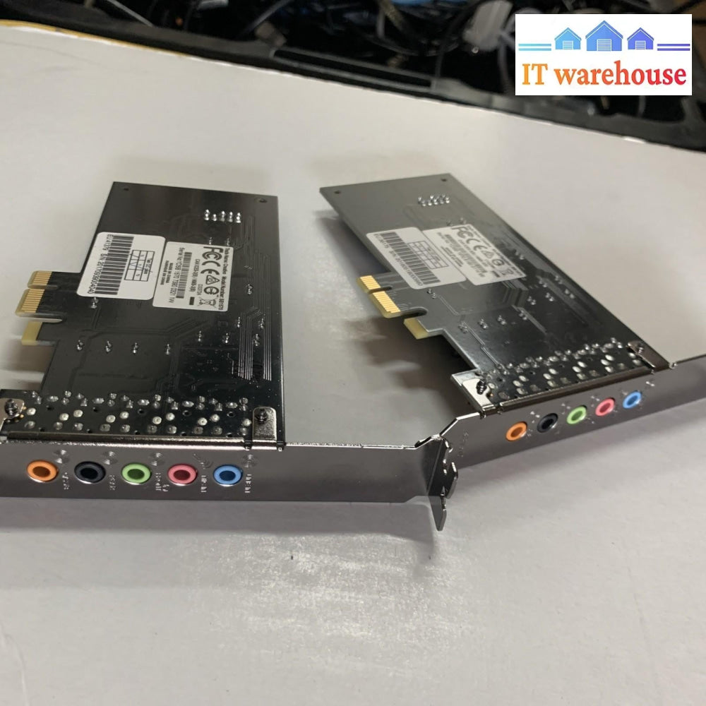Lot of 2 Creative Technology Sound Blaster Audigy Fx 5.1 PCIe card SB1570 +