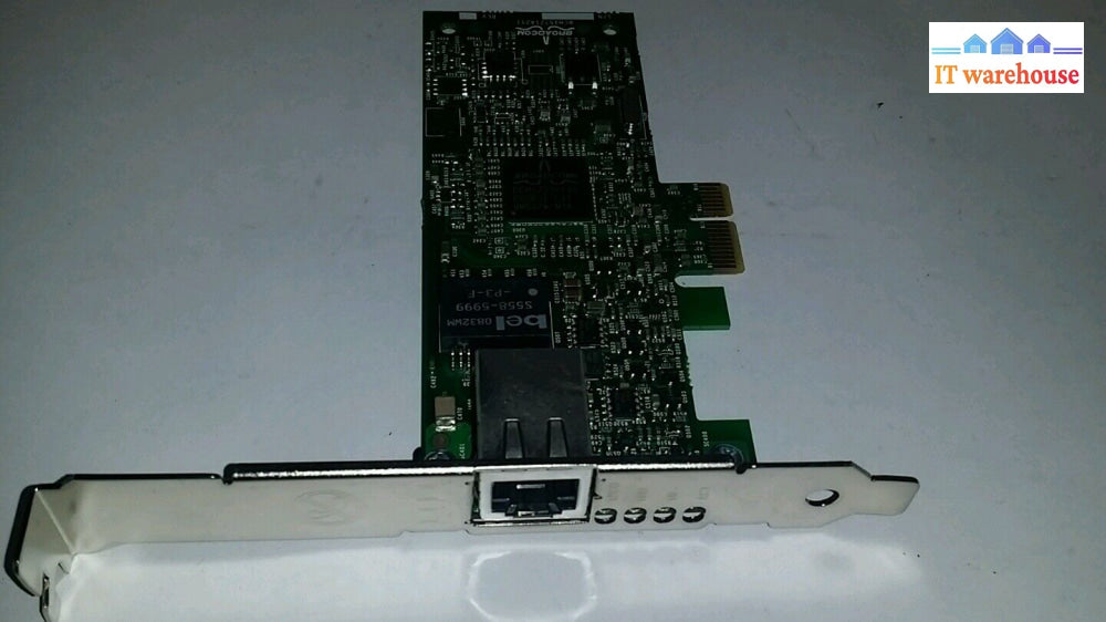 Lot Of 2 Dell Hf692 Pci-E Gigabit Broadcom 5721 Single Port Nic Card @@@
