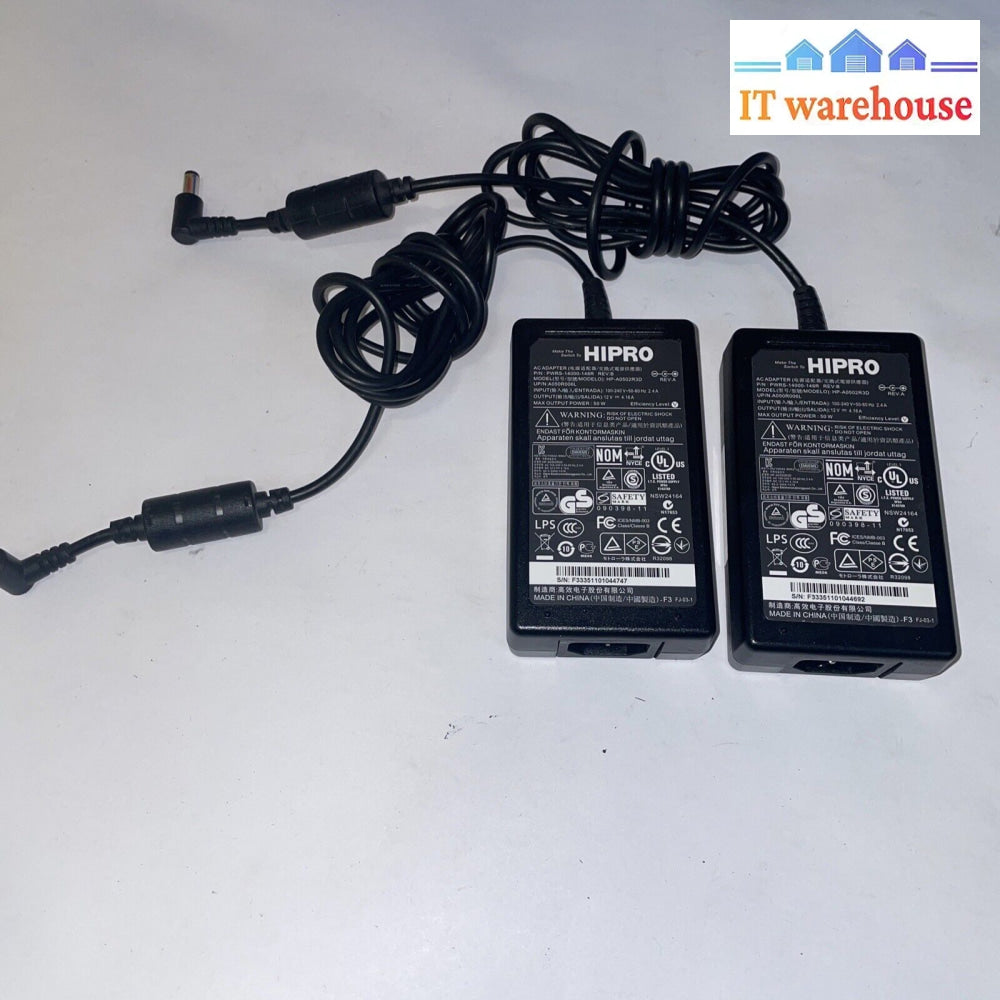 Lot Of 2 Hipro Pwrs-14000-148R Rev:b Ac Adapter