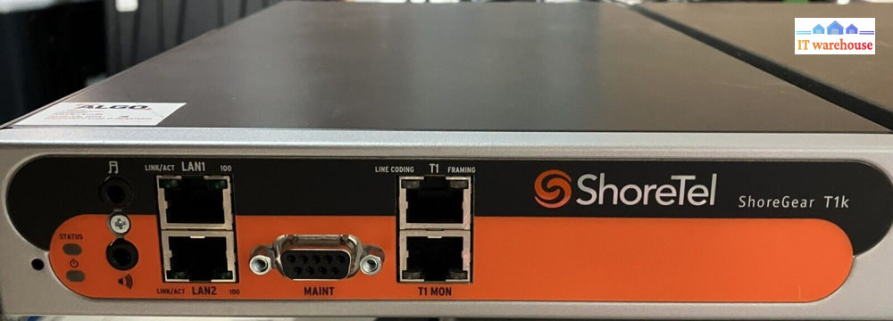 ~ Lot Of 2 Mix Shoretel Shoregear T1K & 90V Voice Switch W/ Dual Rack Mount Tray