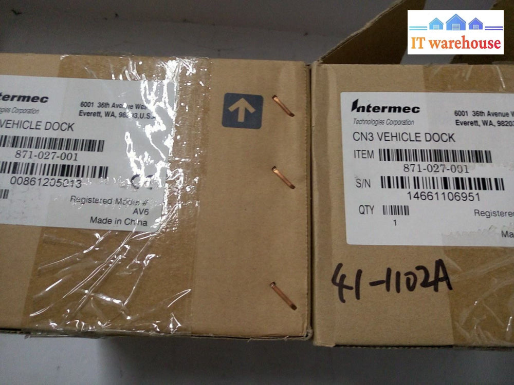 - Lot Of 2 New Intermec Av6 Dock Charger Vehicle Mount Home Car For Cn3