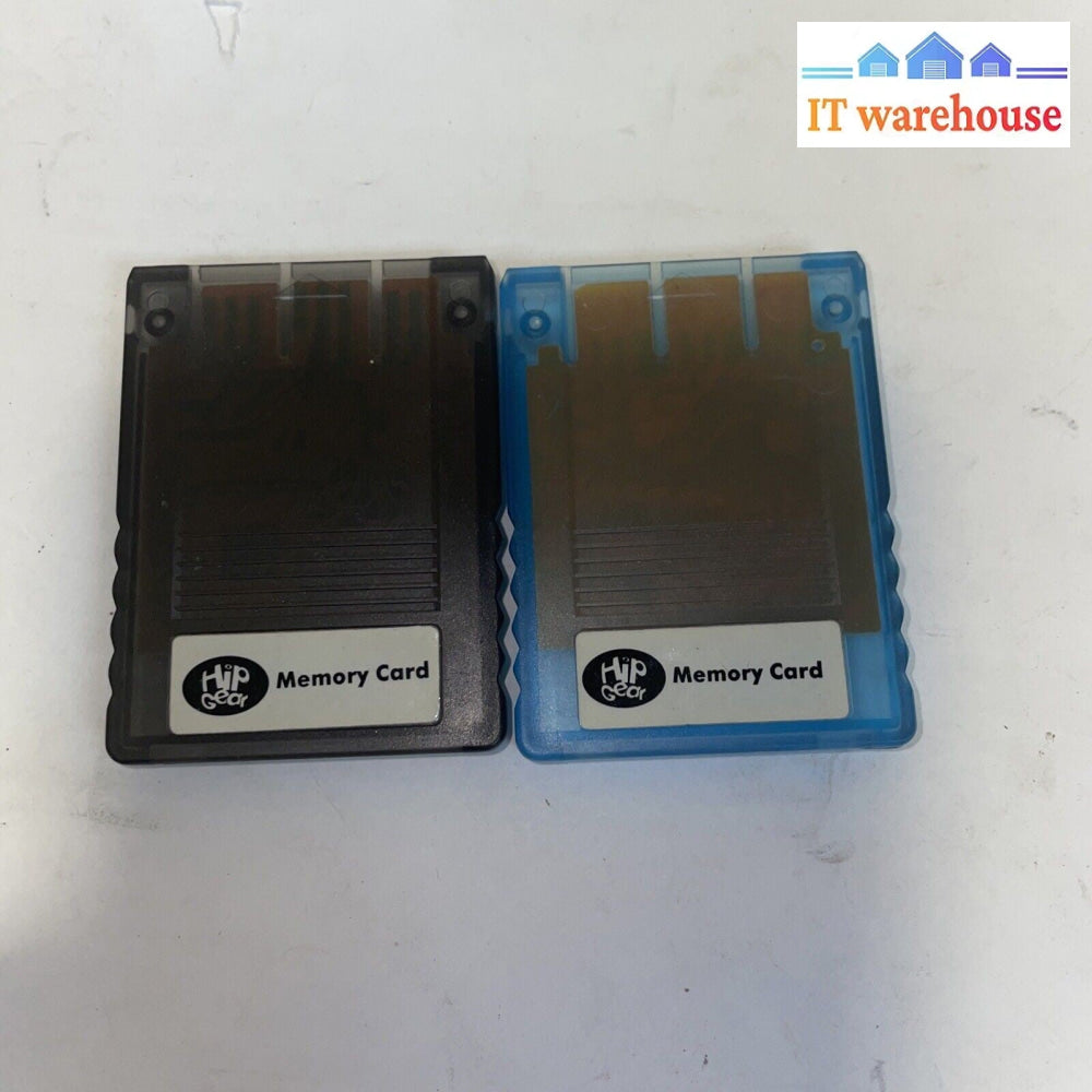 Lot of 2 SONY Playstation 1 PS1 PSX PSOne - MEMORY CARD 1MB