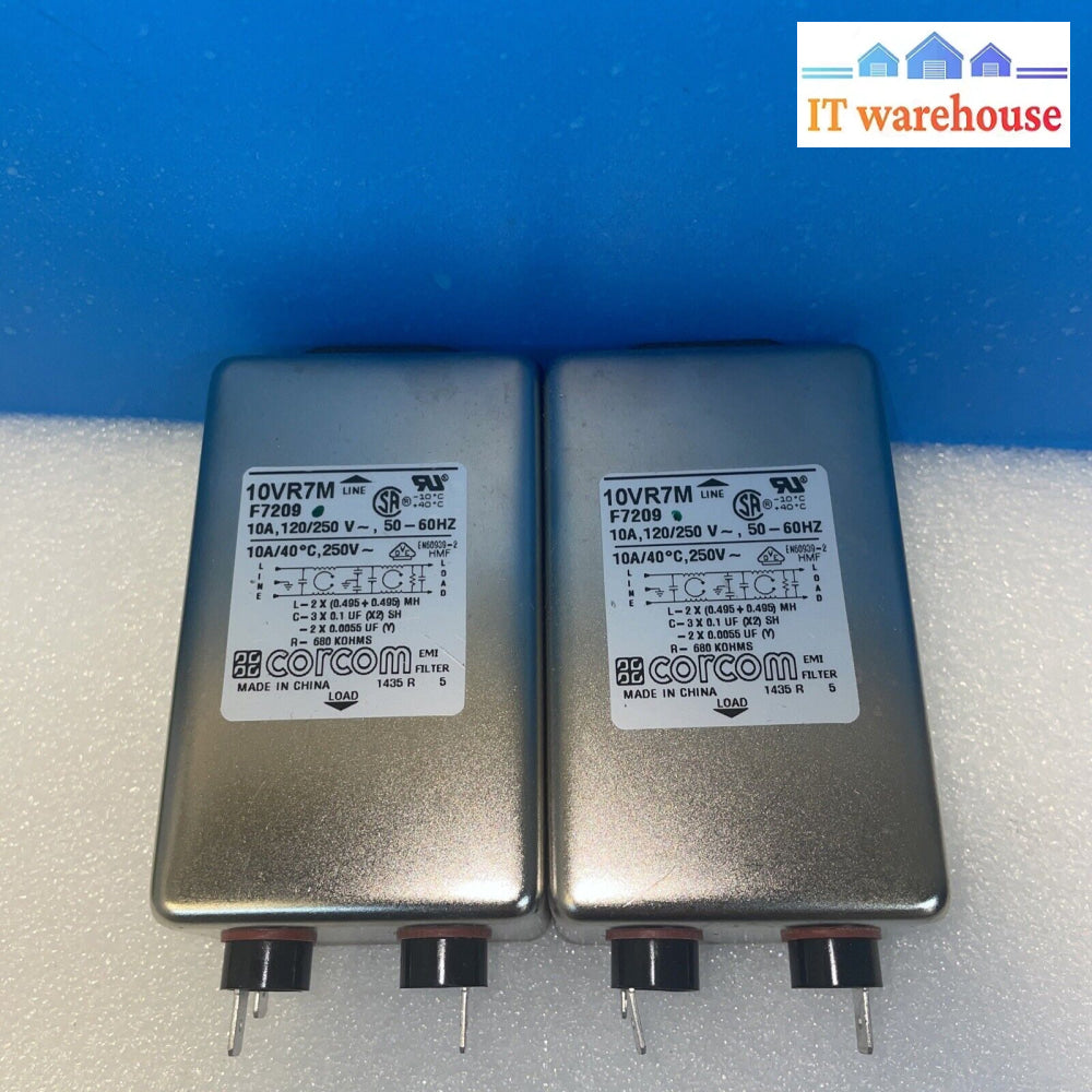 Lot Of 2 Te Connectivity / Amp Brand 1-6609032-7 10Vr7M=F7209 S0