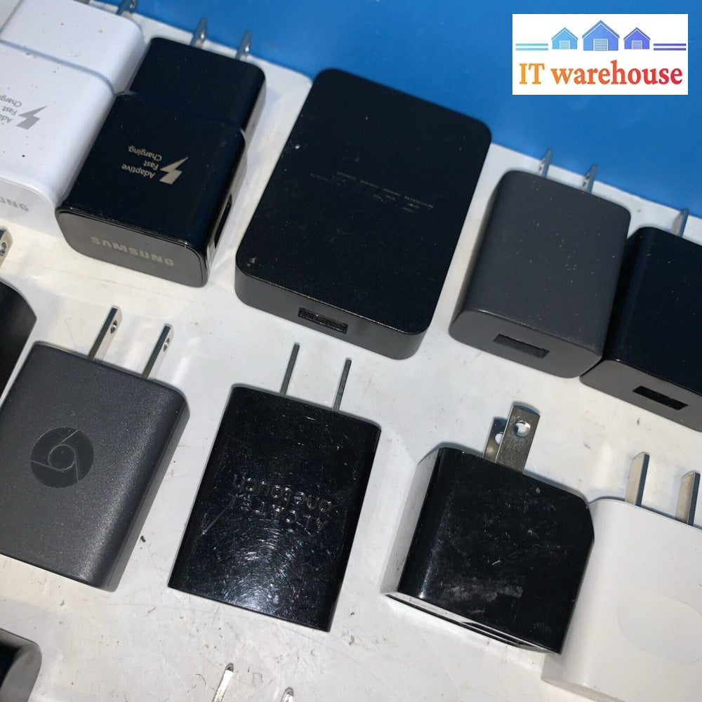 Lot Of 22 Usb Or Type C Power Adapter 5V