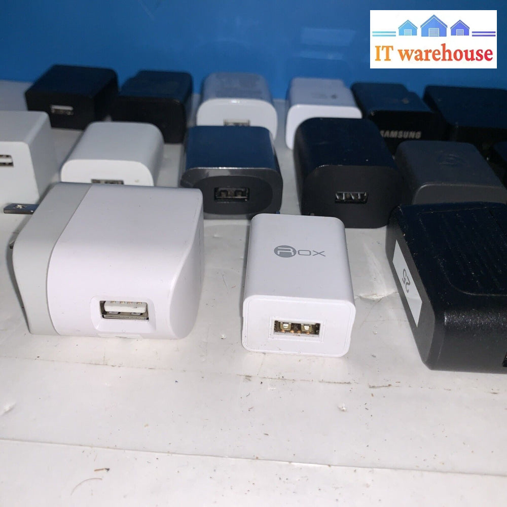 Lot Of 22 Usb Or Type C Power Adapter 5V