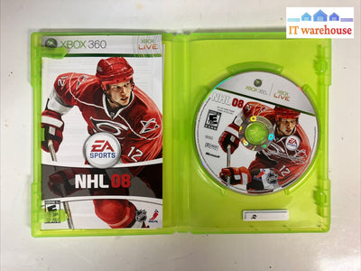 (Lot Of 2X) Xbox 360 Video Games Ea Sports Nhl 08 / 09 With Manual ~