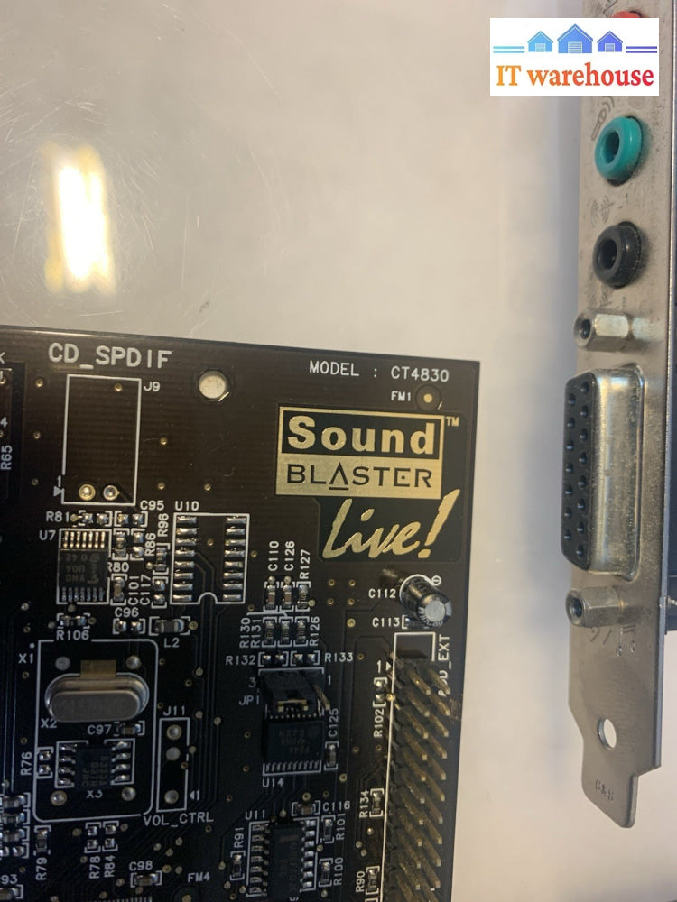 Lot of 3 Creative Sound Blaster Live! PCI Sound Cards CT4670 CT4830