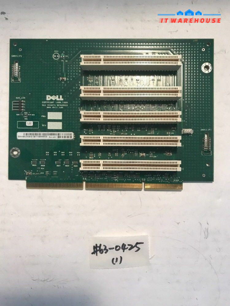 Lot of 3 Dell Optiplex (MX) 1424D 5-Slot PCI Riser Board 0001424D