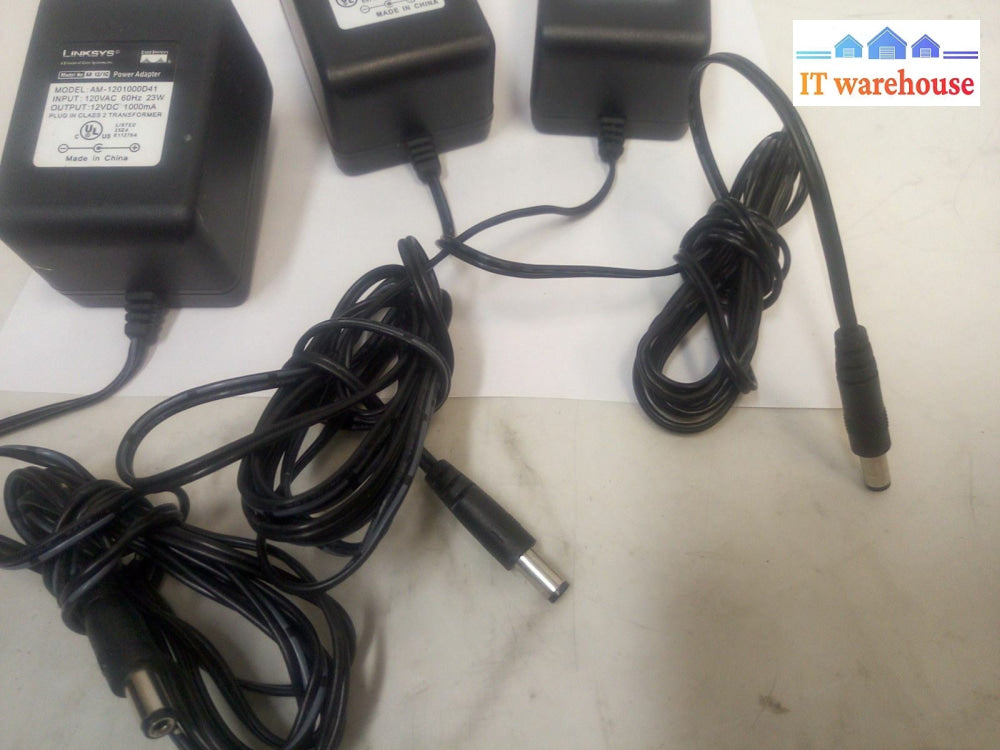 - Lot Of 3 Linksys 12V 1000Ma Power Supply Adapter D12-1A /Am-1201000D41