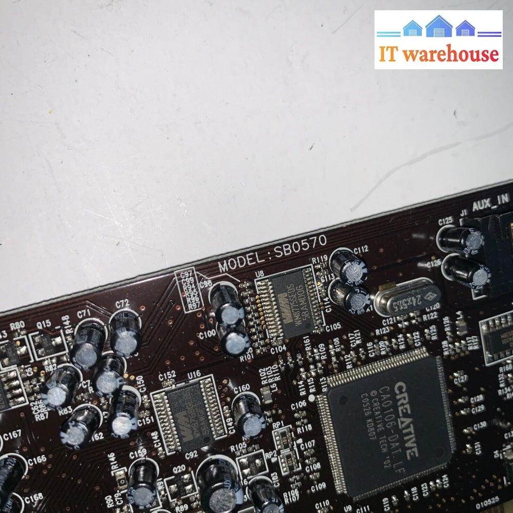Lot of 3 PCI sound card