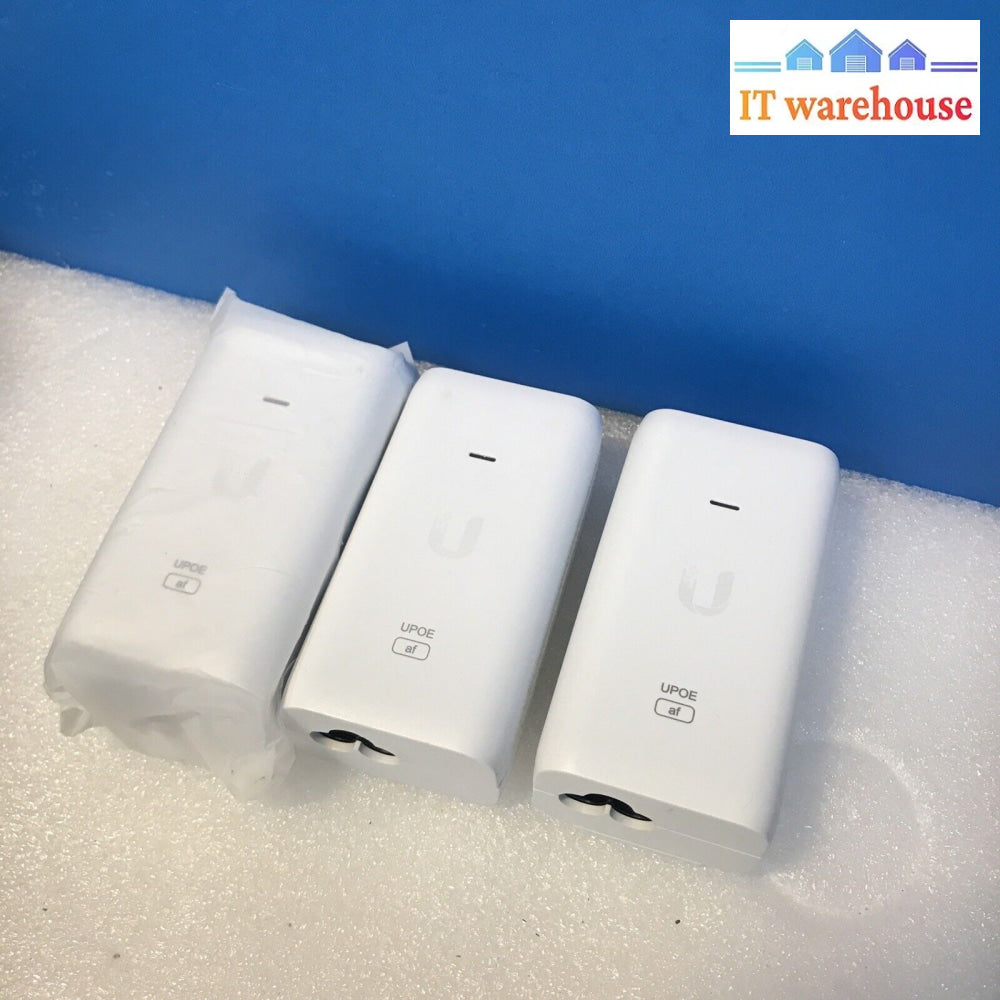 Lot Of 3 Ubiquiti Upoe Af 48V Poe Injector 802.3Af Unifi Gp-V480-032G