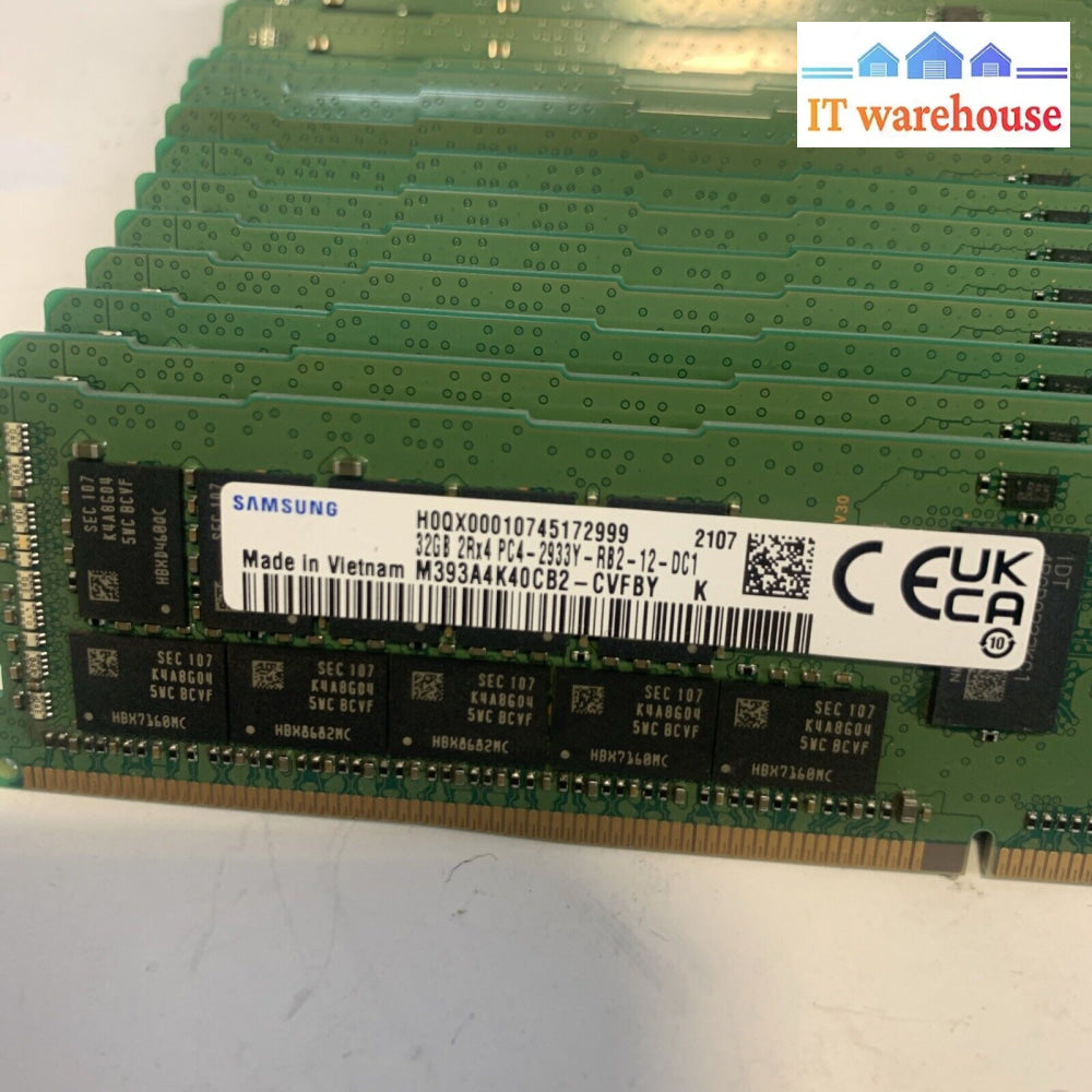 Lot of 32 Samsung 32GB DDR4 Server Ram