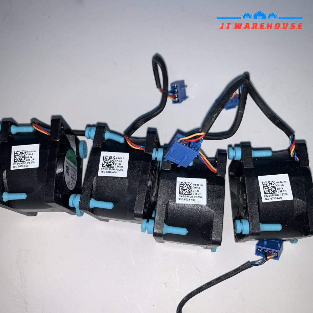 Lot of 4 Genuine Fan PF40281BX-D533-S99 G9FDR 86CG4 FOR Dell