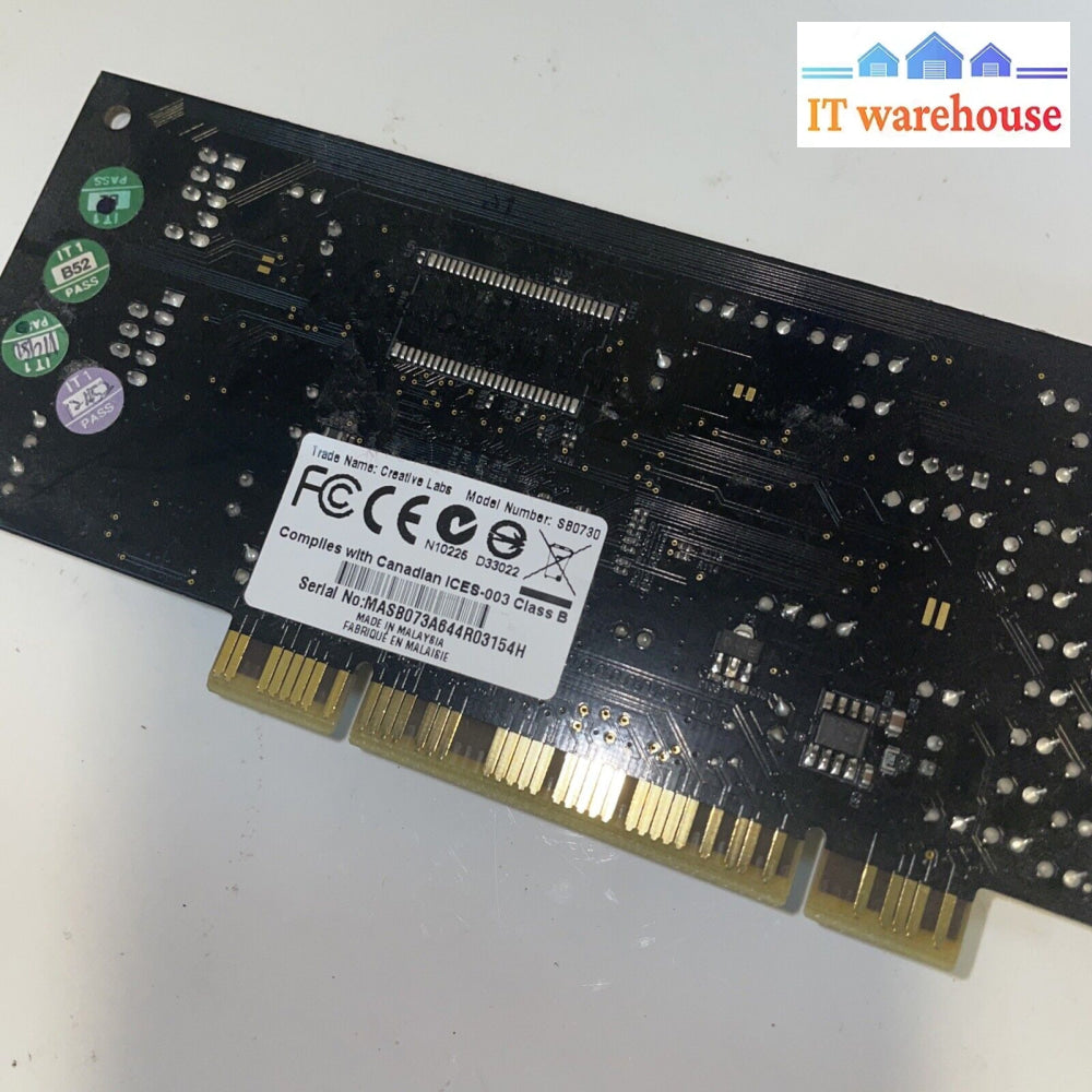 Lot Of 4 Mixed Pci Sound Card