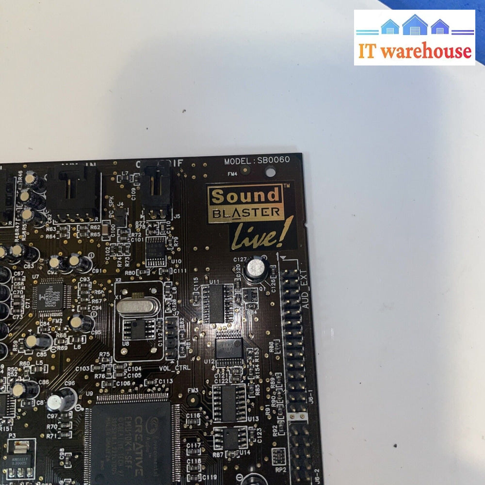 Lot Of 4 Mixed Pci Sound Card
