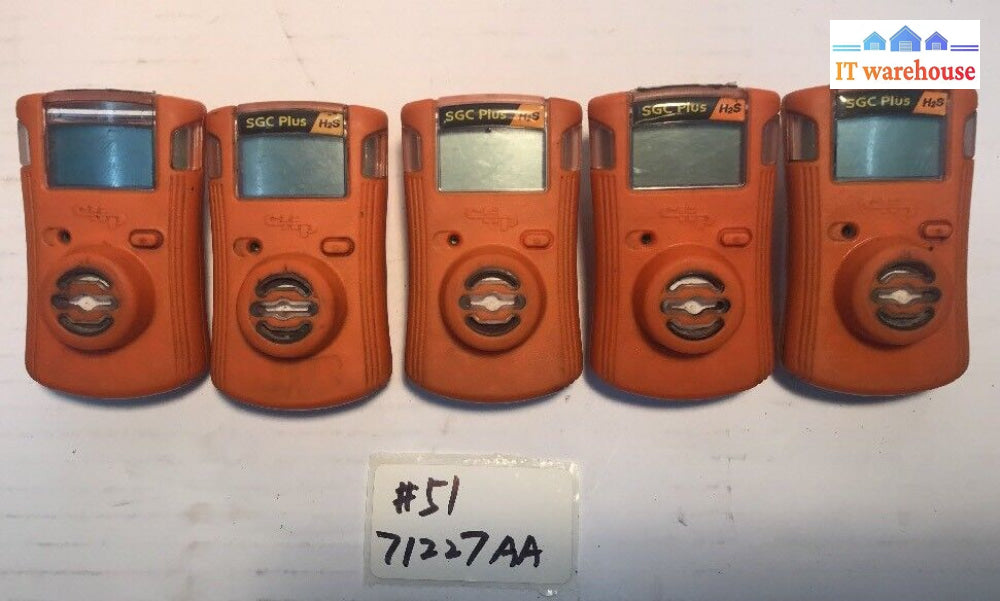 - Lot Of 5 Gas Clip Technologies Sgc Plus H2S Detector Sgc-P-H