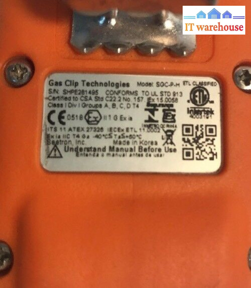 - Lot Of 5 Gas Clip Technologies Sgc Plus H2S Detector Sgc-P-H
