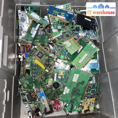 Lot Of 50 Gold Scrap Video Card/Sound Card/ Network Card Etc. With Gold Finger