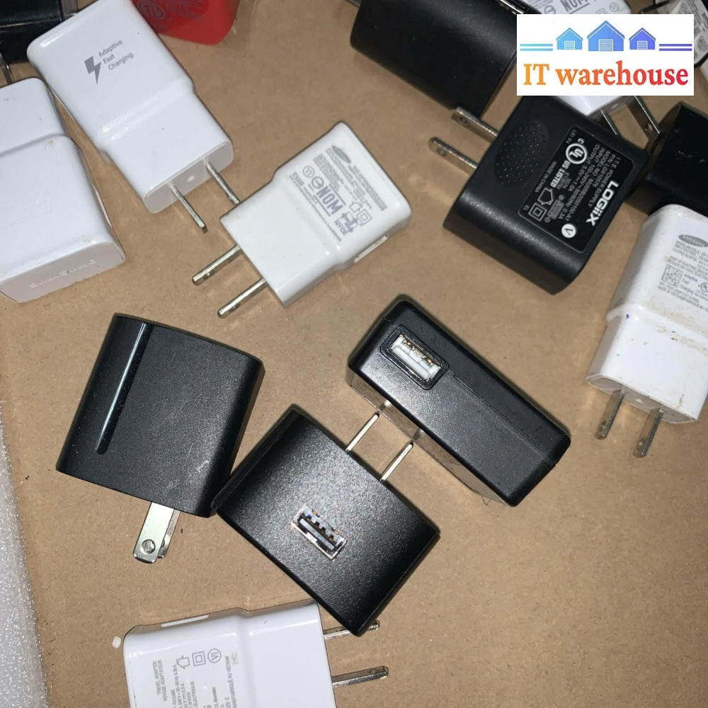 Lot of 50 USB 5V power adapter for cell phone's, etc.