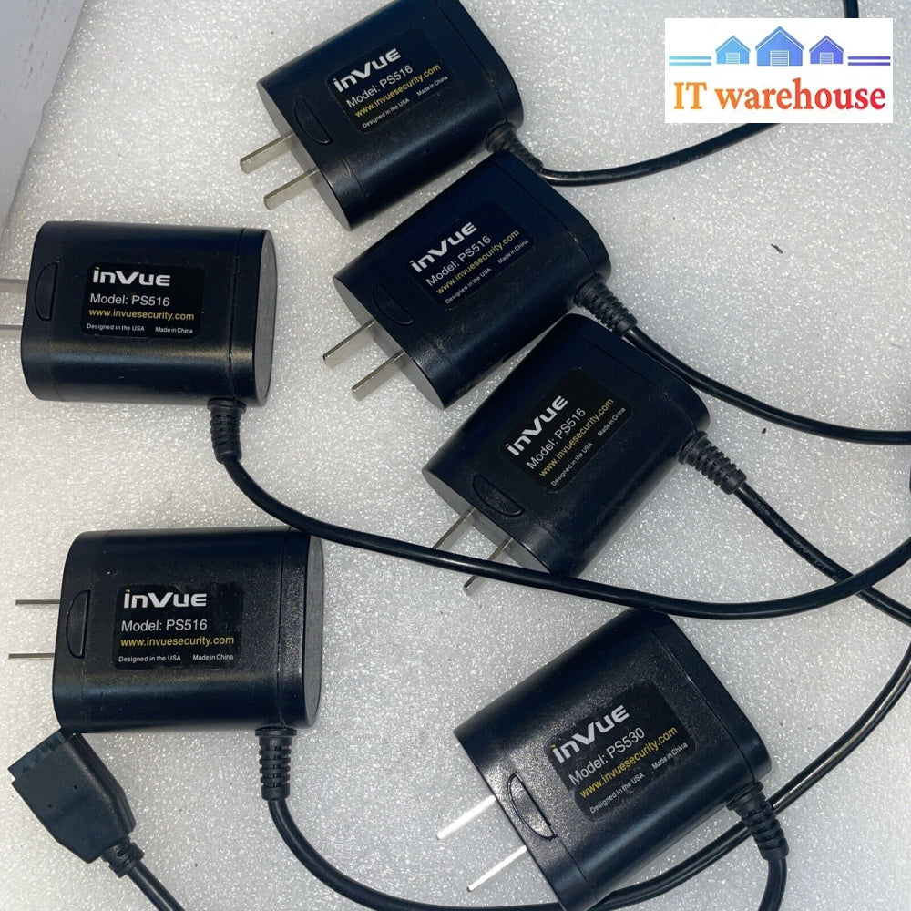 Lot Of 6 Invue Ac Adapter Ps516/Ps530