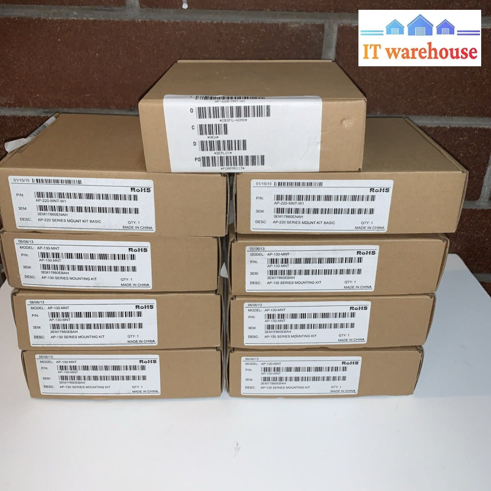 Lot of 9 Aruba Access Point Mount AP-220-MNT-W1W AP-130-MNT
