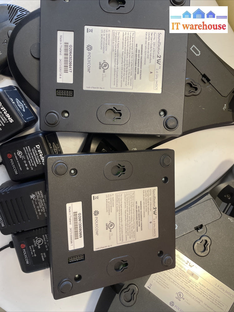 Lots (nice) Polycom SoundStation 2W 2201-67810/07810-001 2.4GHz WDCT