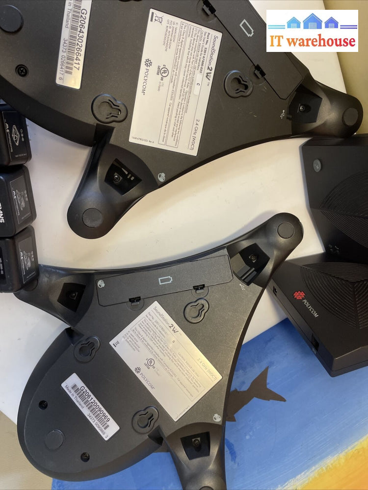 Lots (Nice) Polycom Soundstation 2W 2201-67810/07810-001 2.4Ghz Wdct