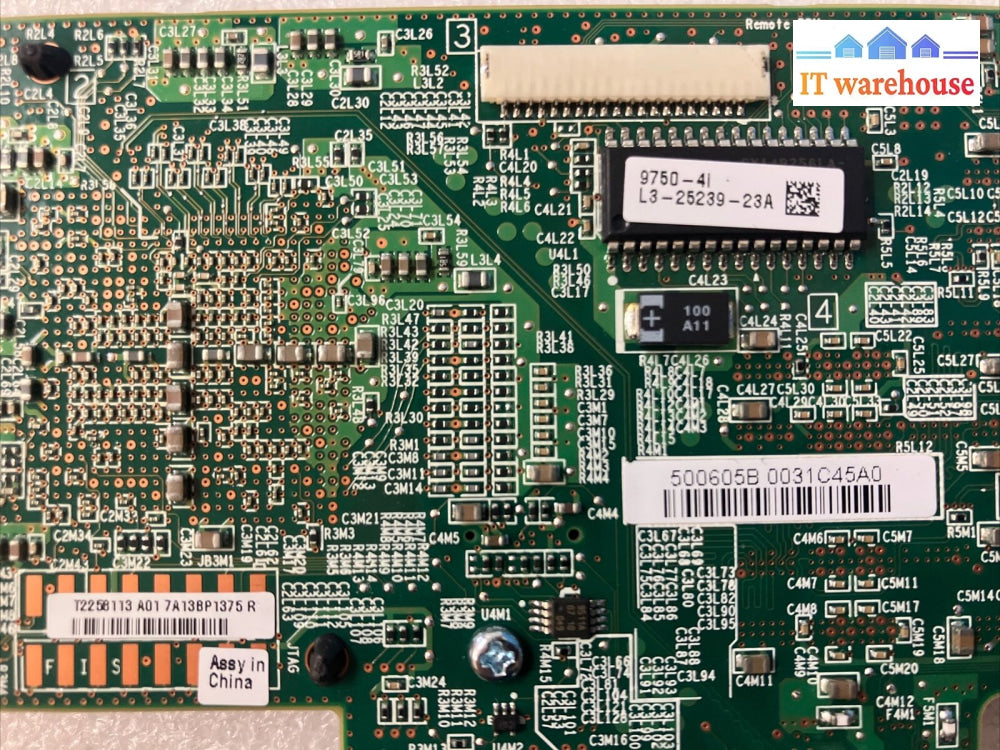Lsi 9750-4I L3-25239-23A Raid Sas-2 Pci-E With Battery 990708 & L1-25034-02 ~