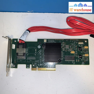 LSI SAS 9240-4I 1x Mini-SAS Low Profile Raid Card L3-25091-03A with cable