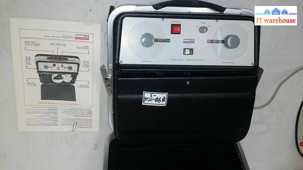 Madsen Tbs80 Audiometer Tbs 80