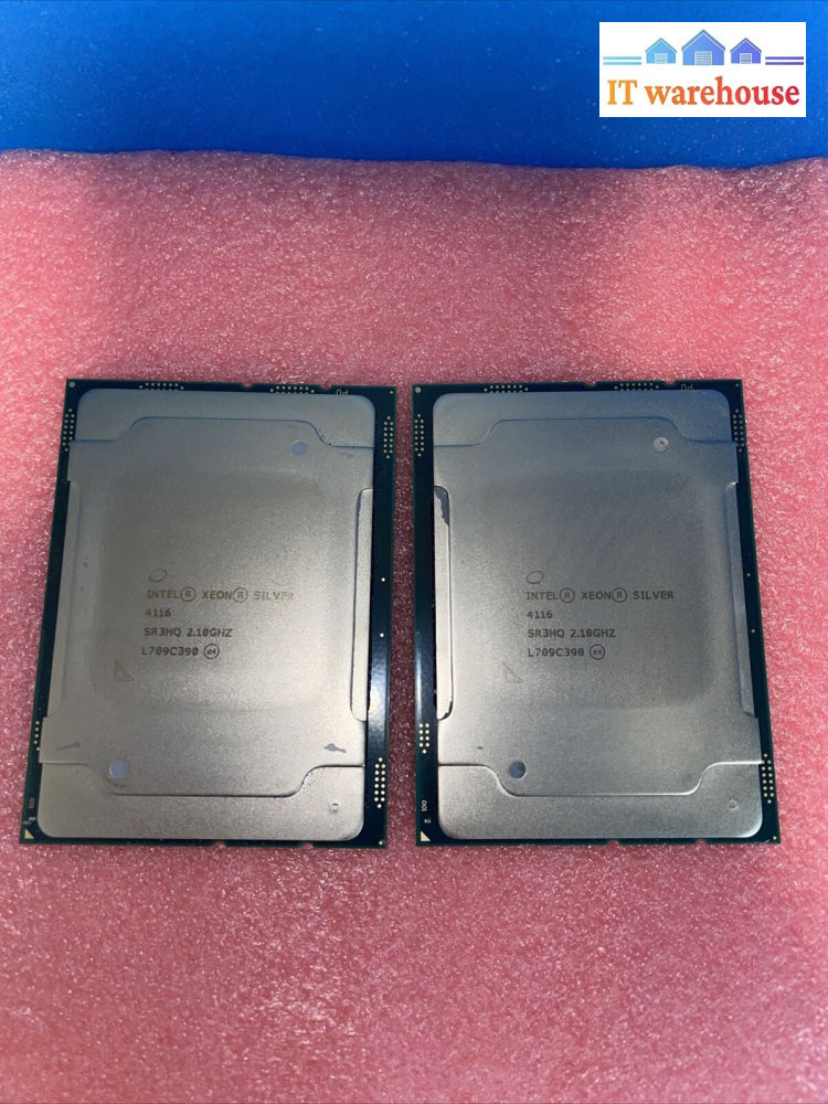 Matched of Intel Xeon Silver 4116 (SR3HQ) 12-Core 2.10GHz CPU L709C390