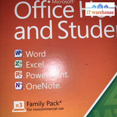 Microsoft Office 2010 Home and Student Family Pack for 3 PCs