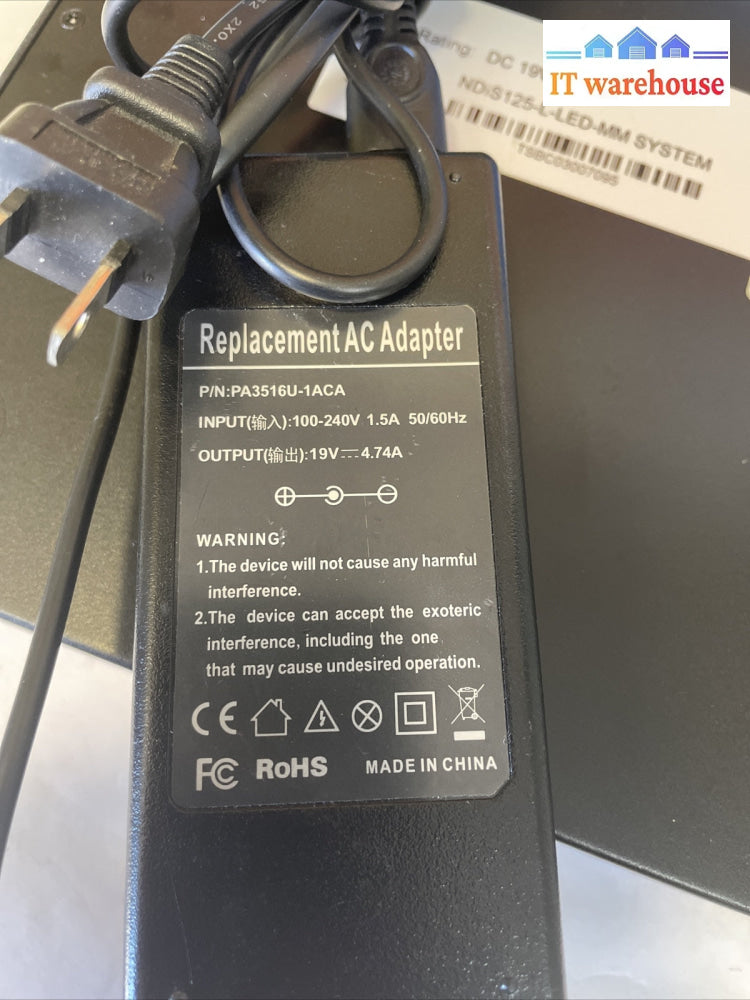 Mood Media NDiS 125-L-LED-MM Embedded PC Fanless Signage Player (winXP or Win10)