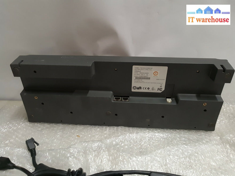 - Motorola Crd4000-4000Er 4 Slot Cradle W/Ac Adapter For Wt41N0 Wt4090