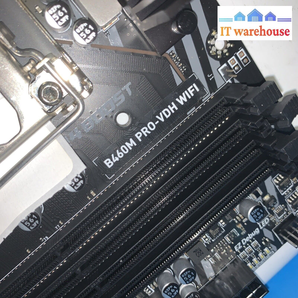 Msi B460M Pro-Vdh Wifi Motherboard B460 Lga1200 Ddr4 Matx Vga