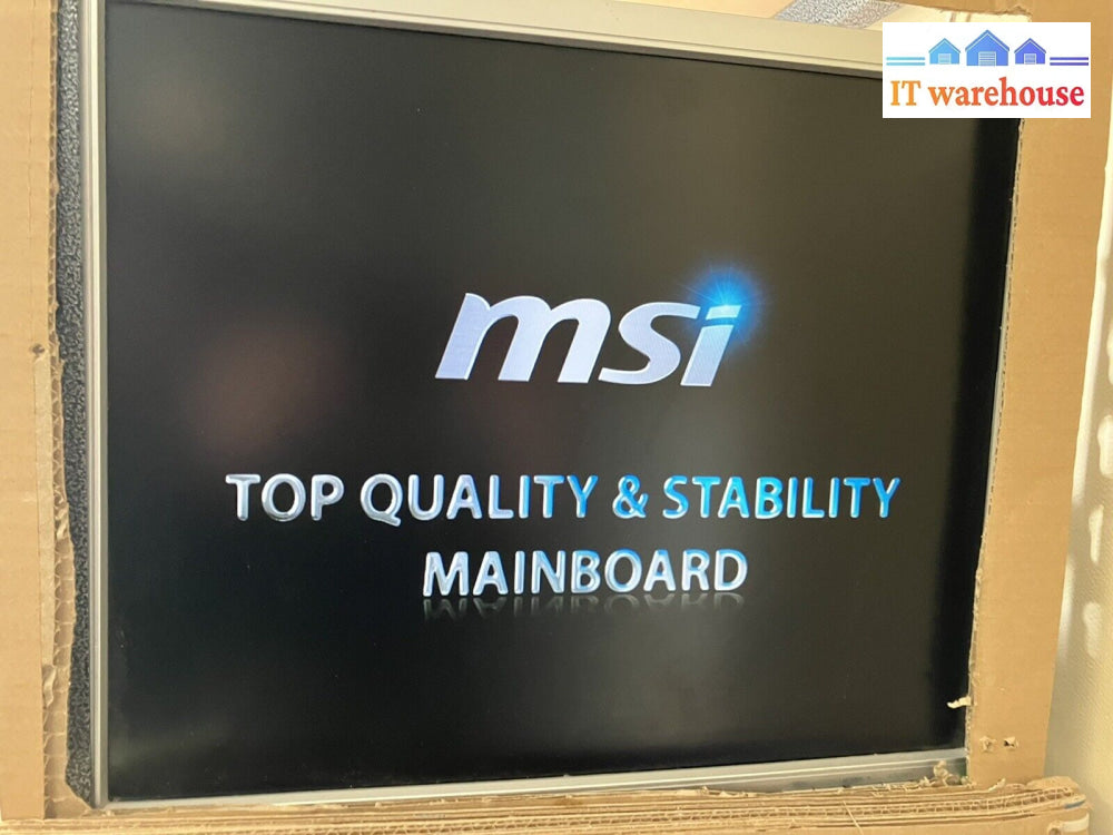 ~ Msi H61M-P21 (B3) Motherboard H61 Lga 1155 Ddr3 Matx Pentium G630 Sr05S &Plate