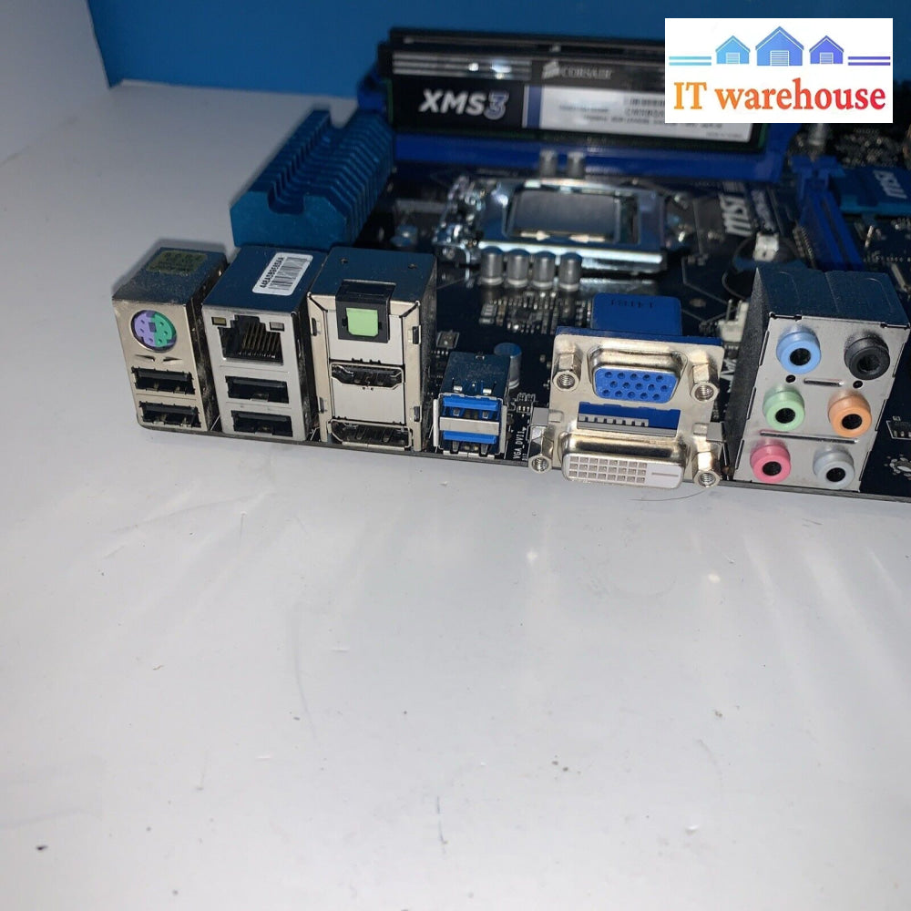 MSI H87M-G43 Intel Motherboard + Intel Core I5 4460 + 8GB (2x4GB) DDR3 RAM