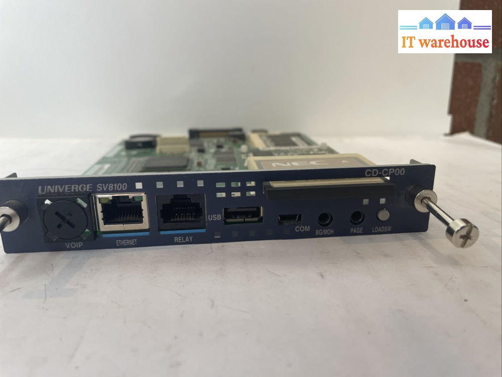 Nec Univerge Sv8100 Cd-Cp00-Us Card With Pz-Vm21 Module