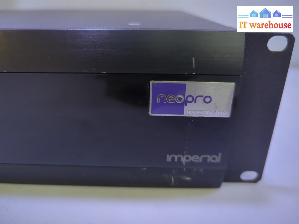 - Neopro Imperial Integrator 12X8 Hd Component Video Matrix Switch Tested